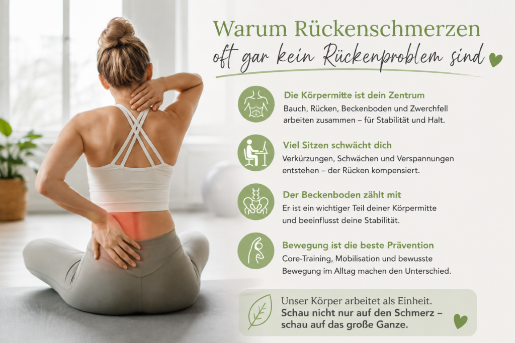 RÜckenschmerzen sind oft kein Rückenproblem
